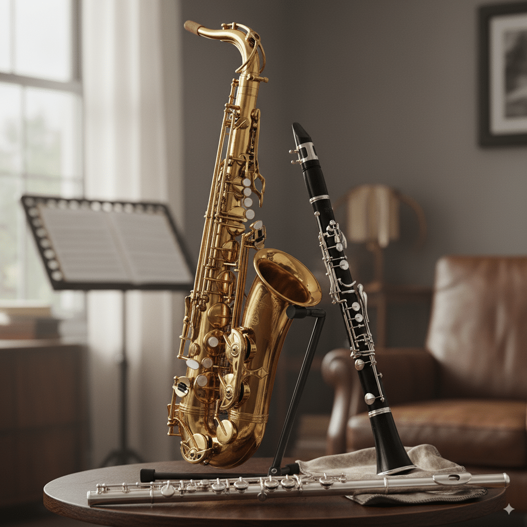 Saxophone Clarinet Flute Lessons